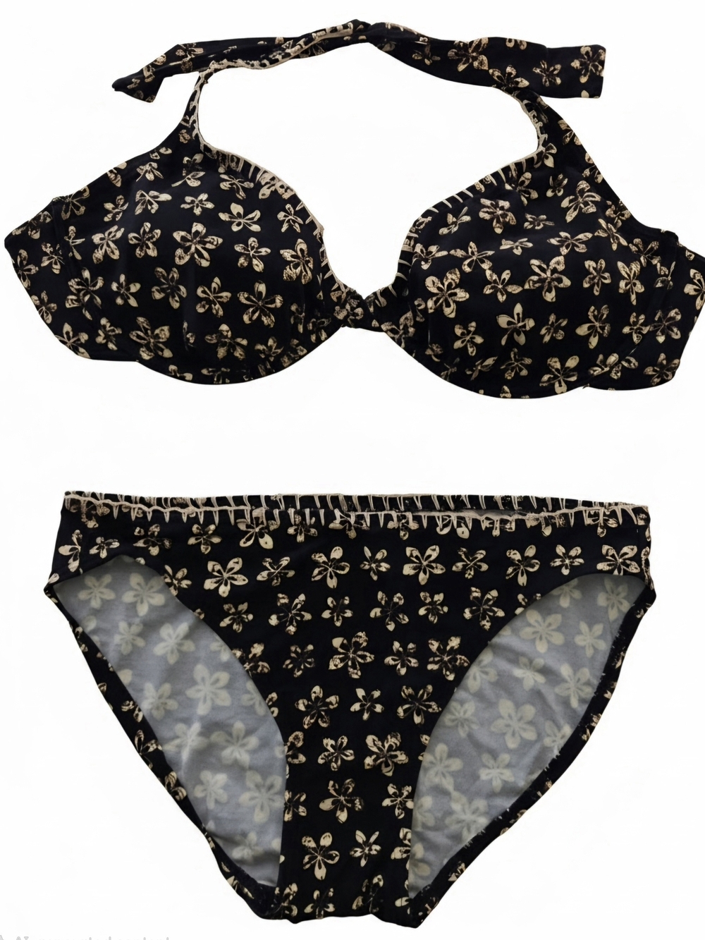 Coco Reef Contours Cameo Underwire Bikini Set Top 36DD/38DD Bottoms Small